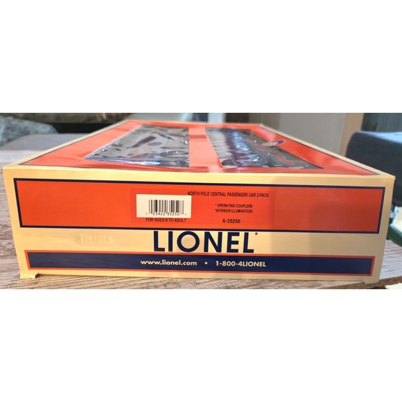 Lionel Other - Lionel North Pole Central Victorian Christmas Passenger Cars 6-35250 - NIB
